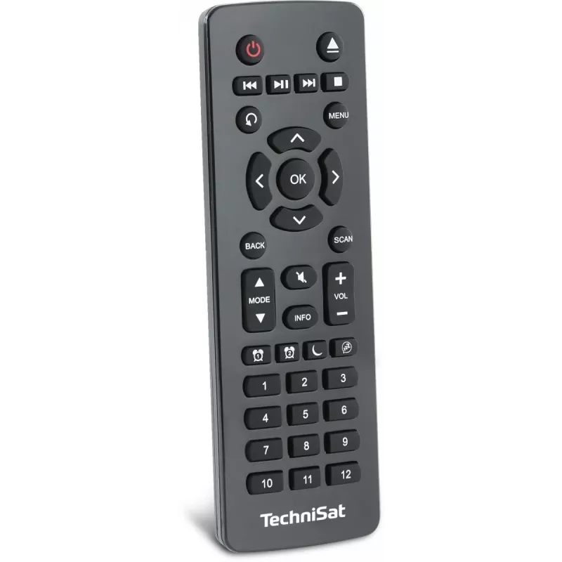 TechniSat DIGITRADIO 602 DAB+/FM/Internet Radio su Bluetooth, CD grotuvu ir belaidžiu Qi įkrovimu - antracito/sidabro spalvos
