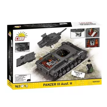 COBI 958 PCS HC WWII Panzer III Ausf. H statybiniai blokeliai