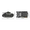 COBI 958 PCS HC WWII Panzer III Ausf. H statybiniai blokeliai