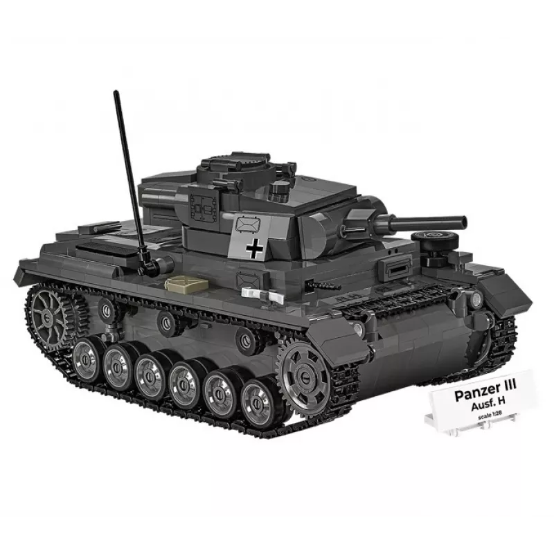 COBI 958 PCS HC WWII Panzer III Ausf. H statybiniai blokeliai