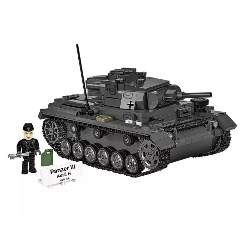COBI 958 PCS HC WWII Panzer III Ausf. H statybiniai blokeliai