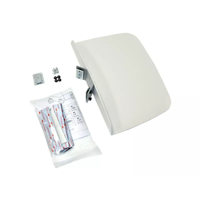 Ergotron Utility Shelf - tvirtinimo komponentas (tvirtinimo detalės, lentyna vežimėliui) - spausdintuvui - balta - skirta Neo-Flex ESD WorkSpace; TeachWell LCD Mobile Digital Platform, Mobile Digital Platform