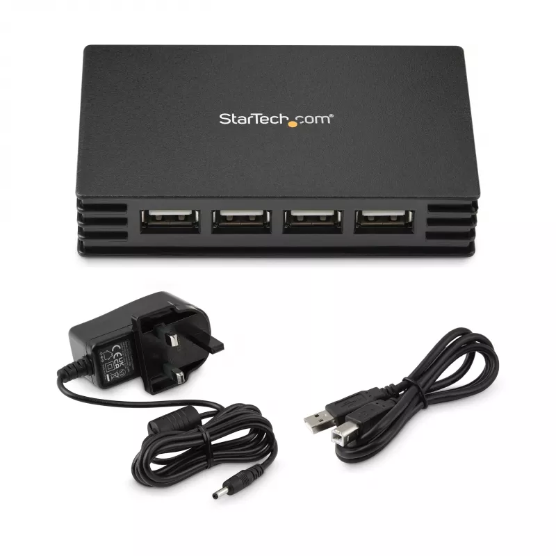 StarTech.com 4 prievadų USB 2.0 šakotuvas - Šakotuvas - 4 prievadai