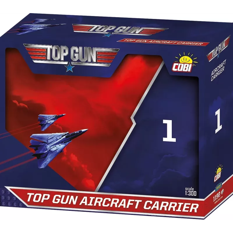 COBI KLOCKI Blocks Top Gun Lėktuvnešis 6130 dalių