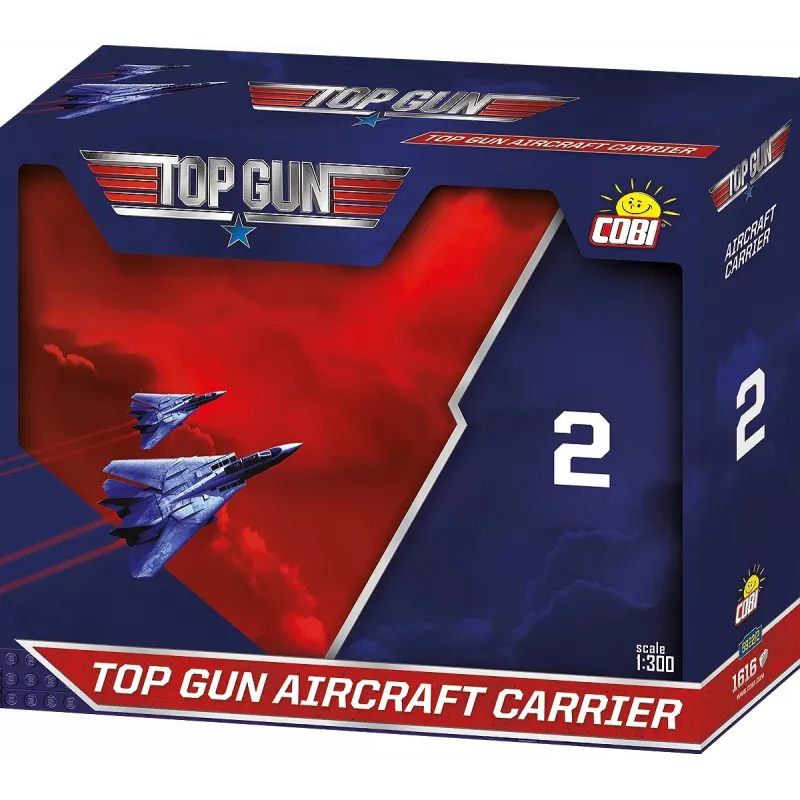 COBI KLOCKI Blocks Top Gun Lėktuvnešis 6130 dalių