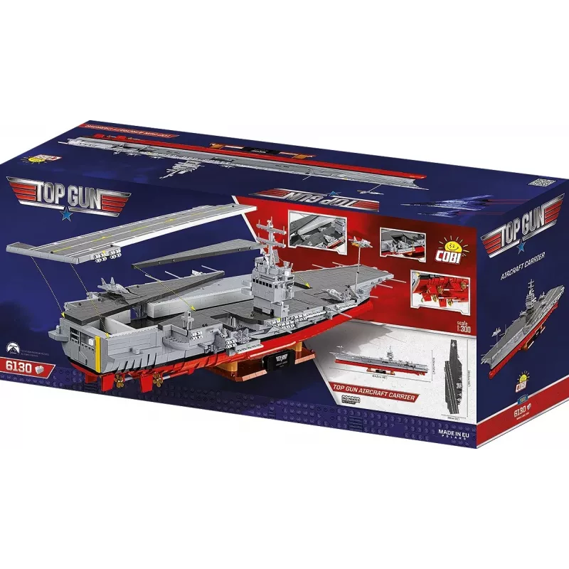 COBI KLOCKI Blocks Top Gun Lėktuvnešis 6130 dalių