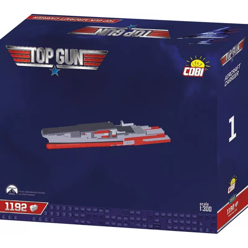 COBI KLOCKI Blocks Top Gun Lėktuvnešis 6130 dalių