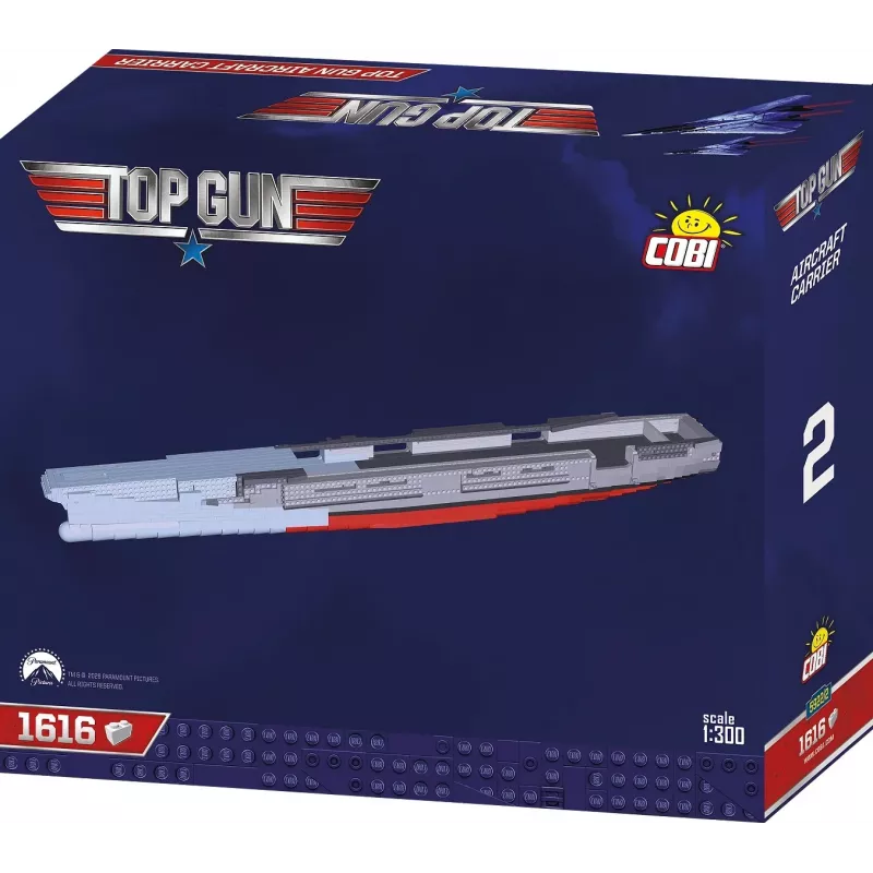 COBI KLOCKI Blocks Top Gun Lėktuvnešis 6130 dalių