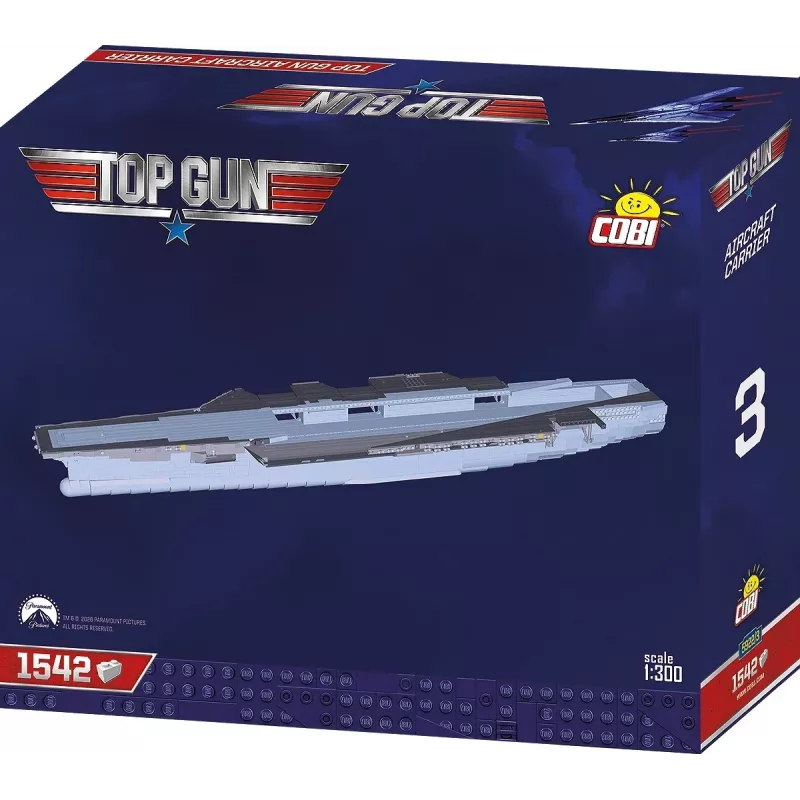 COBI KLOCKI Blocks Top Gun Lėktuvnešis 6130 dalių