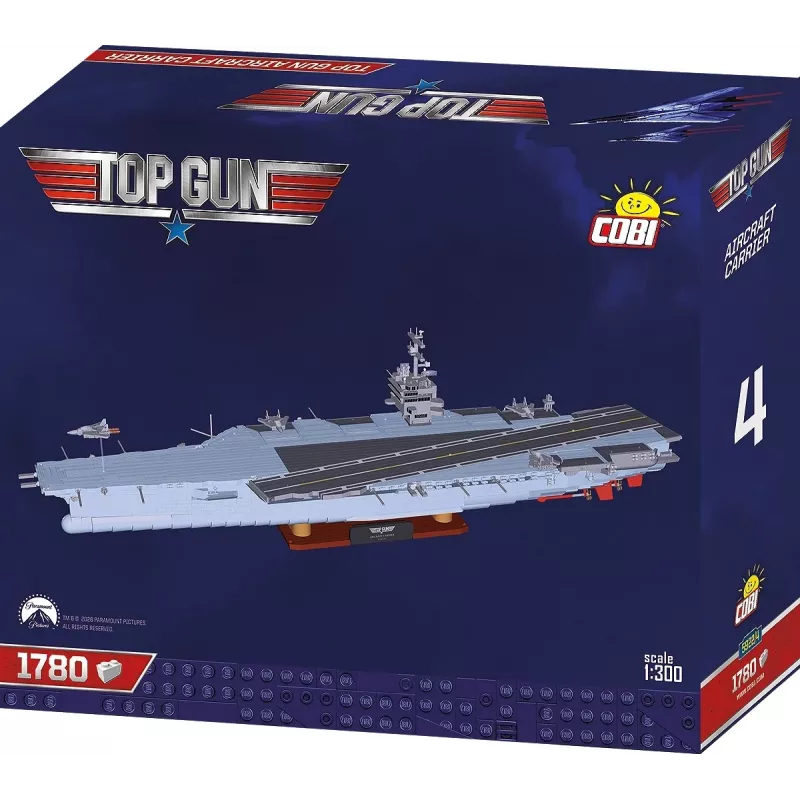 COBI KLOCKI Blocks Top Gun Lėktuvnešis 6130 dalių
