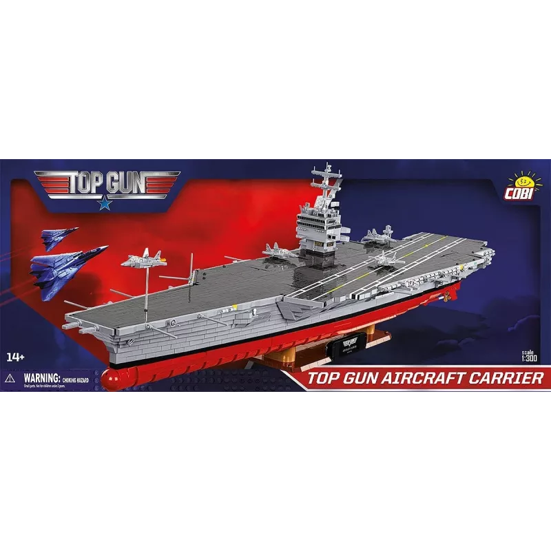 COBI KLOCKI Blocks Top Gun Lėktuvnešis 6130 dalių