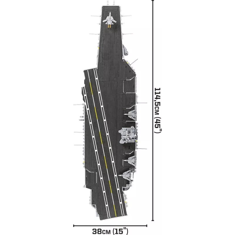 COBI KLOCKI Blocks Top Gun Lėktuvnešis 6130 dalių