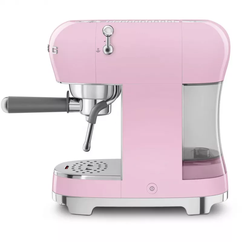 Smeg ECF02PKEU 50s Retro Stiliaus Espresso Kavos Virimo Mašina, 1350 W, Rožinė