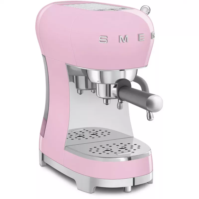 Smeg ECF02PKEU 50s Retro Stiliaus Espresso Kavos Virimo Mašina, 1350 W, Rožinė