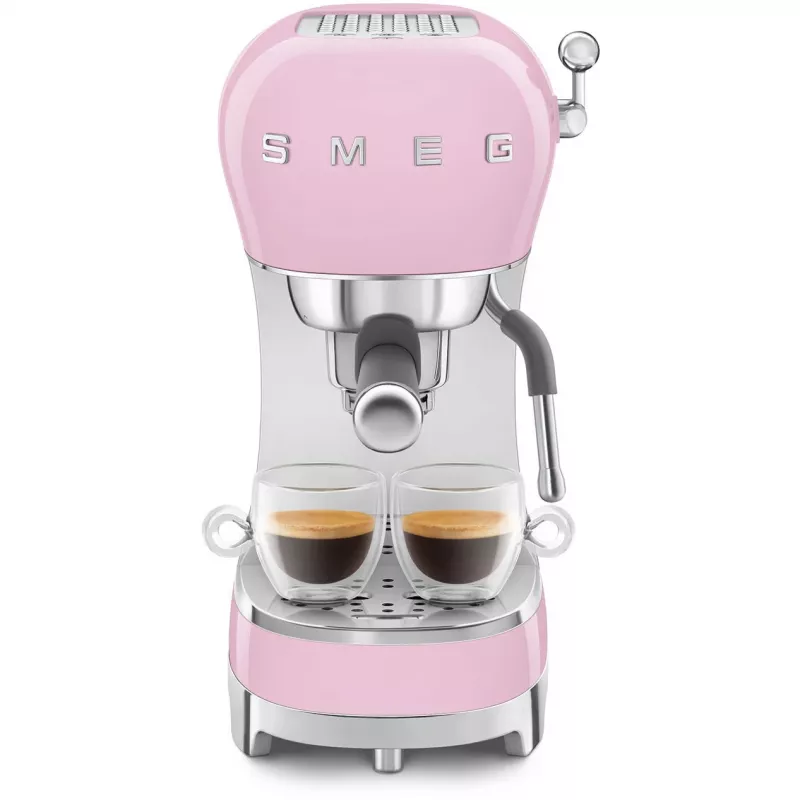 Smeg ECF02PKEU 50s Retro Stiliaus Espresso Kavos Virimo Mašina, 1350 W, Rožinė