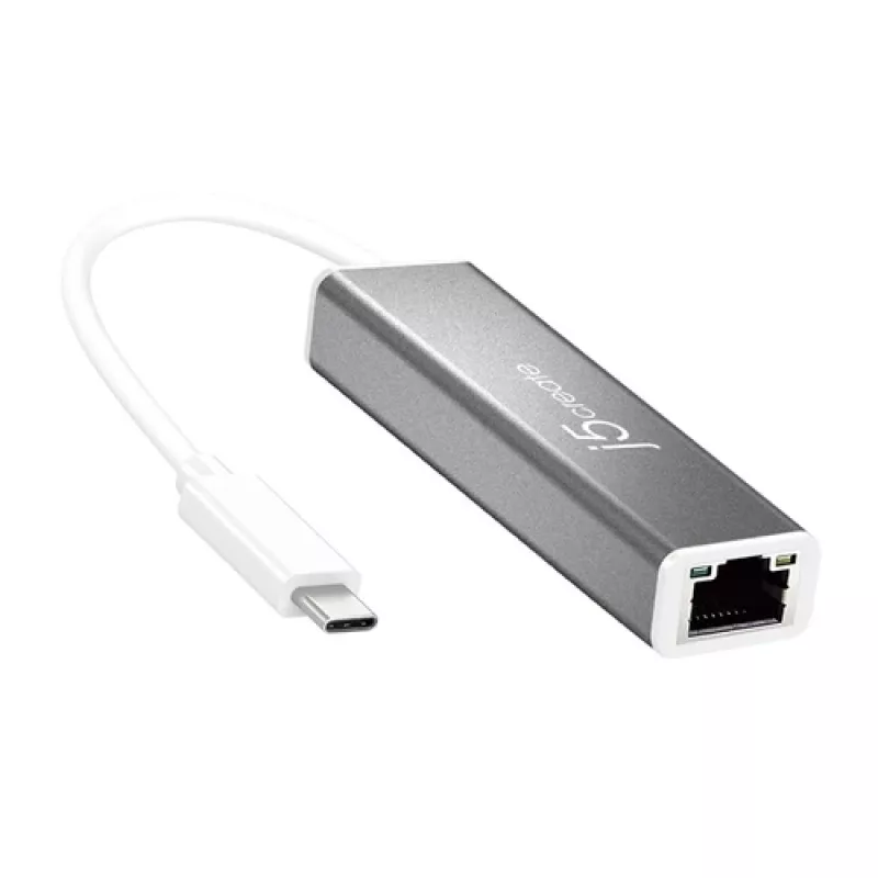 j5create USB-C į Gigabit Ethernet adapteris sidabrinis JCE133G-N