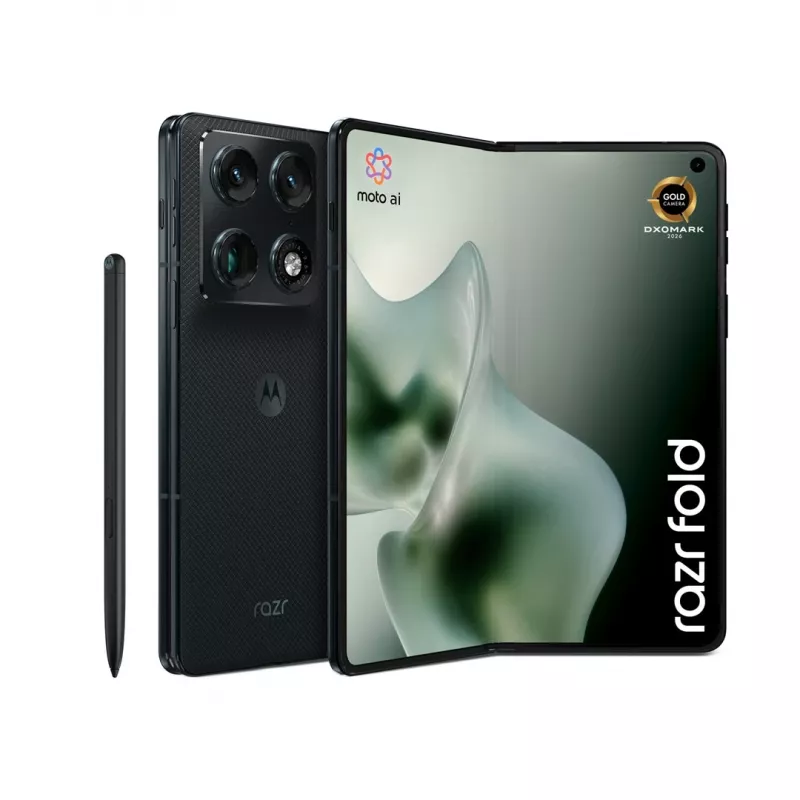 Motorola razr fold 20.6 cm (8.09 inch) Dual SIM Android 16.0 5G USB Type-C 16 GB RAM 512 GB Storage 6000 mAh Black
