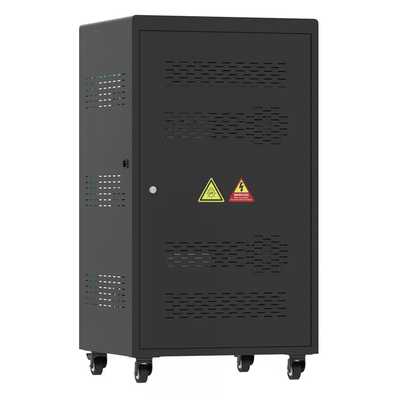 GoodConnections ANTARES PRO N36C Nešiojamųjų kompiuterių įkrovimo vežimėlis iki 15,6 inch USB-C 65W PD3.0 UVC dezinfekcija Juoda