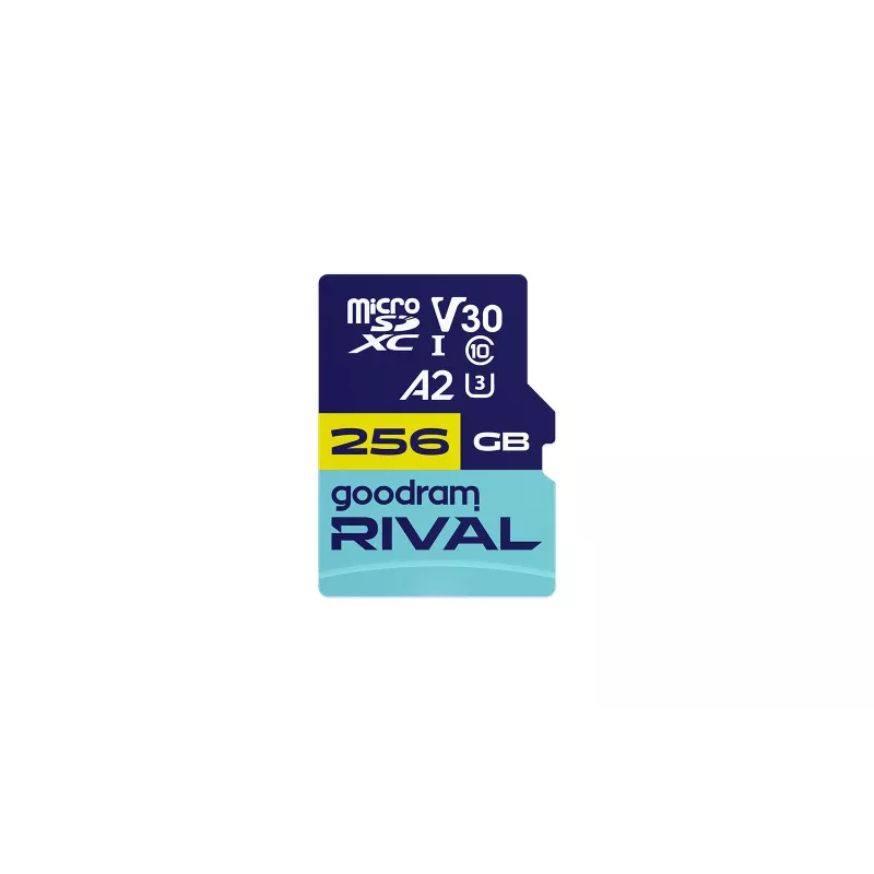 GOODRAM microSDXC 256GB RIVAL UHS-I U3 V30 A2 170/120MB/s + Adapter