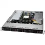 Super Micro SuperServer 110P-WTR 1U Rackmount Server Barebone - Single Socket LGA4189 - Intel C621A - 8x DDR4 DIMM lizdai - 4x 3,5 inch karšto keitimo SATA/NVMe hibridiniai - Dvigubas 10GbE - 750W perteklinis Platinum