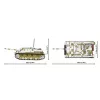 COBI KLOCKI Historical Collection Jagdpanzer IV/70 (V) (Sd.Kfz.162/1) Statybinis blokelių rinkinys 1024 vnt.