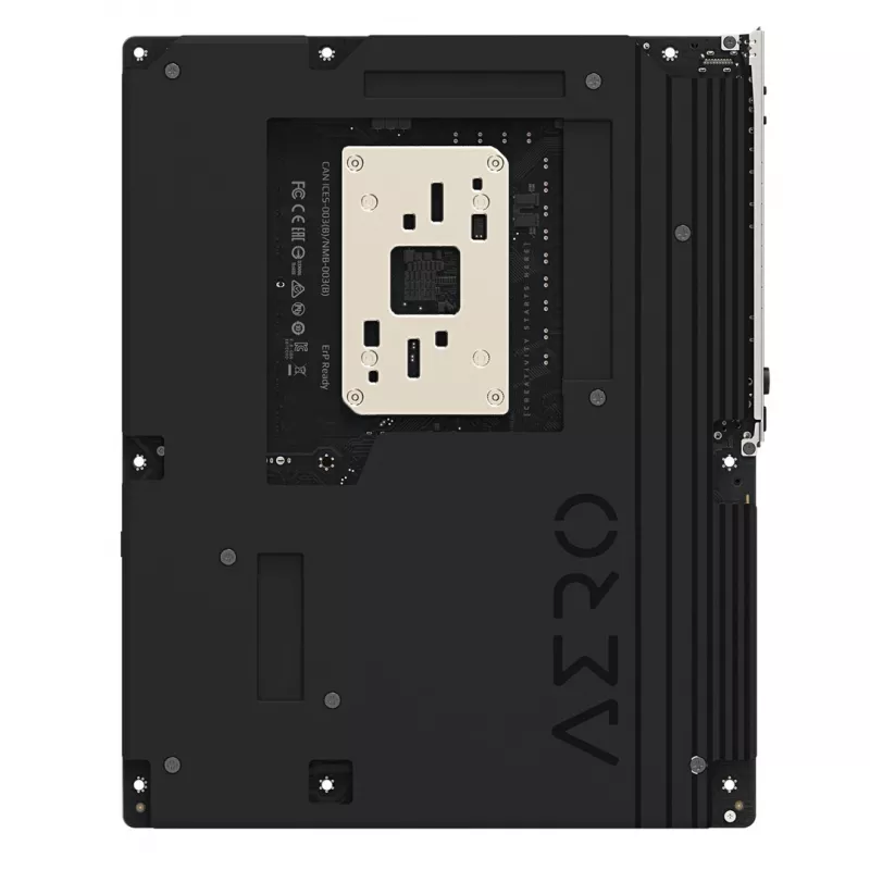 Gigabyte X870E AERO X3D DARK WOOD pagrindinė plokštė – palaiko AMD Ryzen 9000 procesorius, 16+2+2 fazių skaitmeninis VRM, iki 9000 MHz DDR5 (OC), 2x PCIe 5.0 + 2x PCIe 4.0, Wi-Fi 7, 5GbE LAN, USB 4