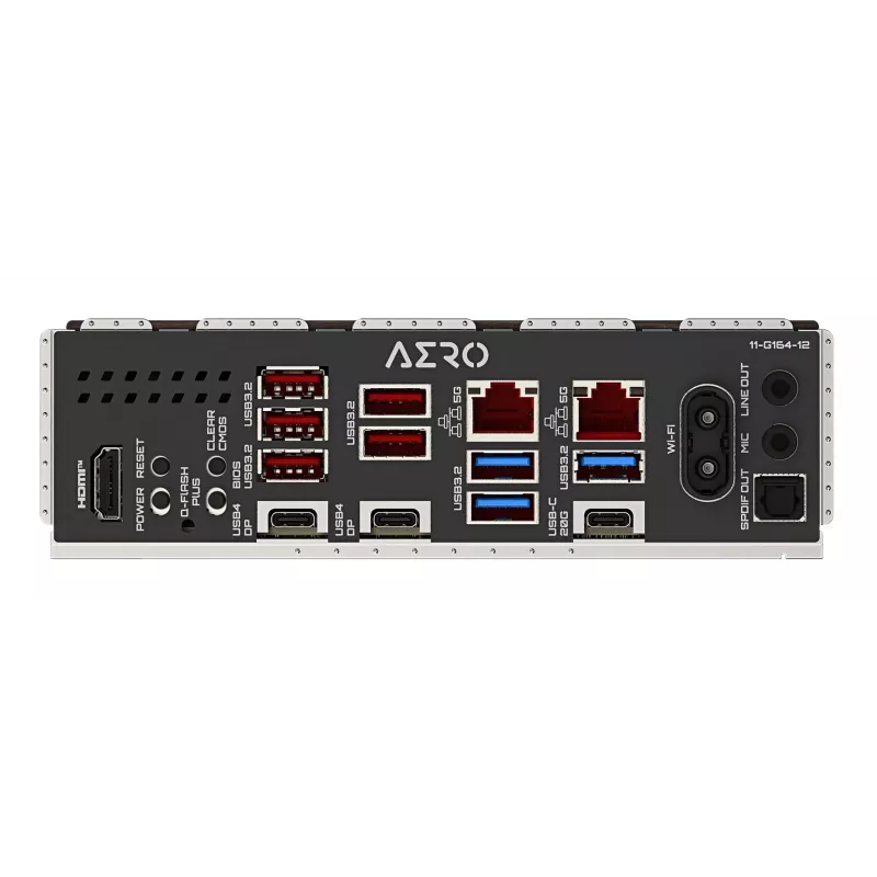 Gigabyte X870E AERO X3D DARK WOOD pagrindinė plokštė – palaiko AMD Ryzen 9000 procesorius, 16+2+2 fazių skaitmeninis VRM, iki 9000 MHz DDR5 (OC), 2x PCIe 5.0 + 2x PCIe 4.0, Wi-Fi 7, 5GbE LAN, USB 4