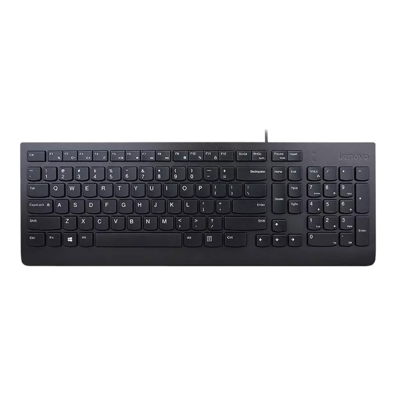 Lenovo Essential Keyboard USB vengrišku išdėstymu juoda