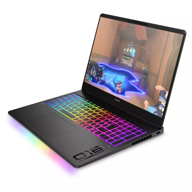 HP OMEN MAX 16-ah0178ng 16.0 colio QHD IPS 240Hz 500 nitų žaidimų nešiojamas kompiuteris, Intel Core Ultra 7 255HX, 32 GB RAM, 1 TB SSD, RTX 5080, Windows 11 Home