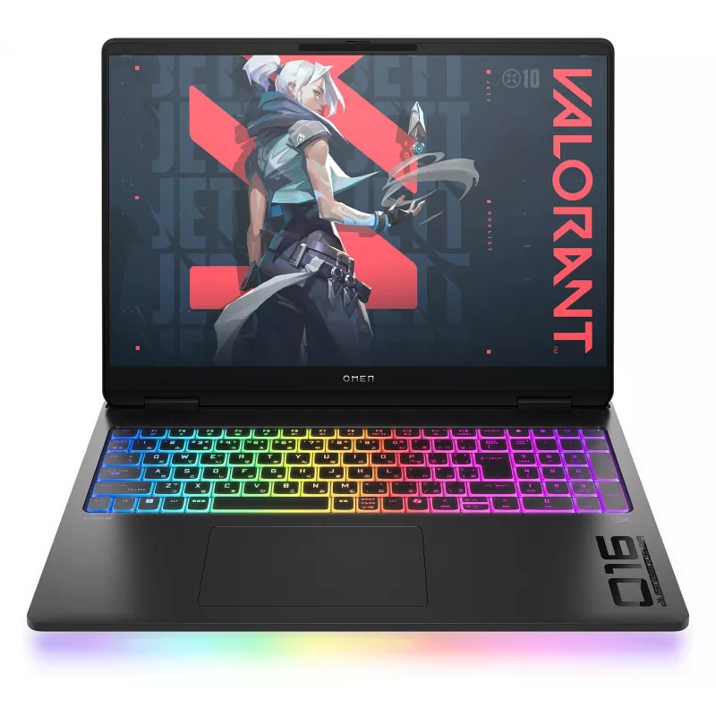 HP OMEN MAX 16-ah0178ng 16.0 colio QHD IPS 240Hz 500 nitų žaidimų nešiojamas kompiuteris, Intel Core Ultra 7 255HX, 32 GB RAM, 1 TB SSD, RTX 5080, Windows 11 Home