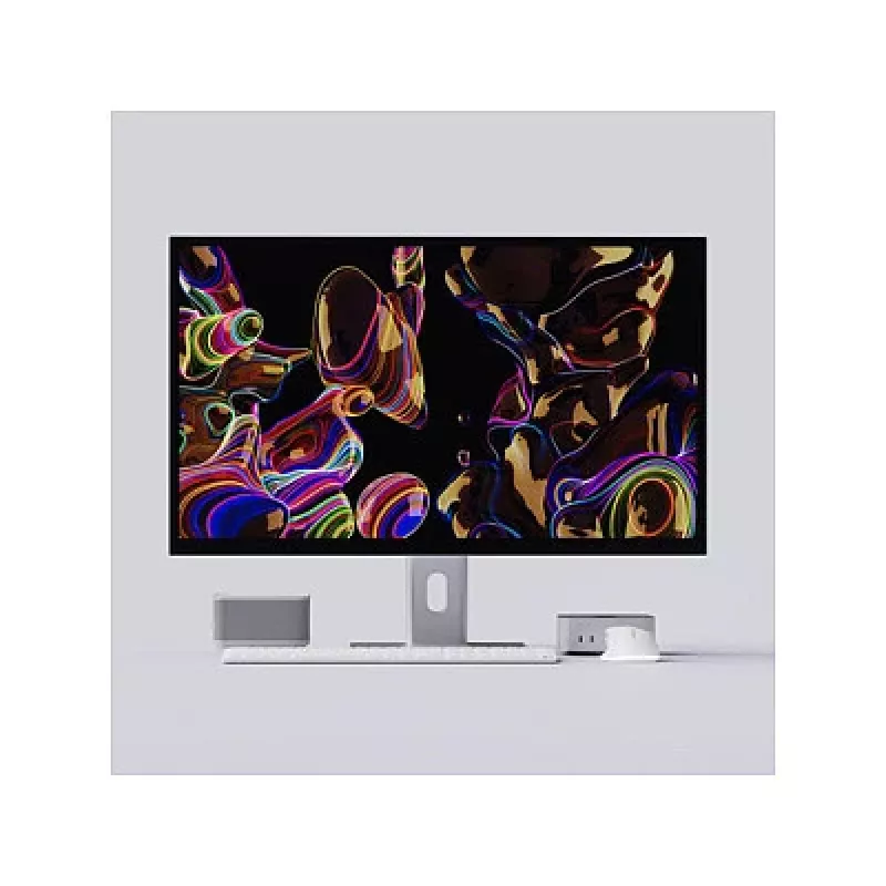 ALOGIC ASPEKT 32 colių 4K UHD matinis dokinis monitorius sidabrinis
