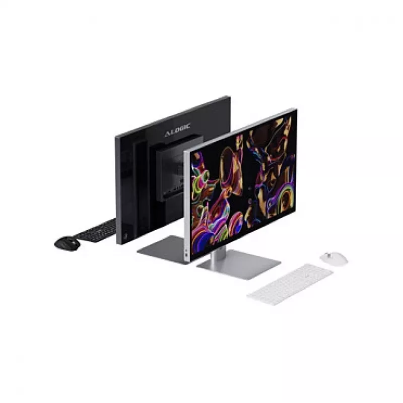 ALOGIC ASPEKT 32 colių 4K UHD matinis dokinis monitorius sidabrinis