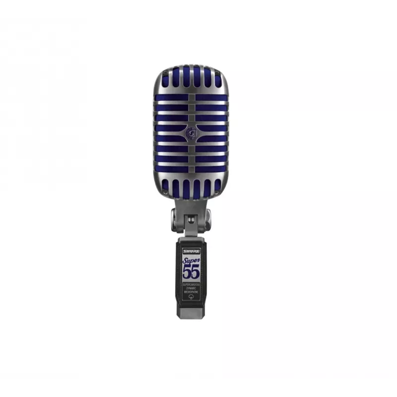 Shure SUPER 55 pilkas dinaminis studijinis mikrofonas, superkardioidinis