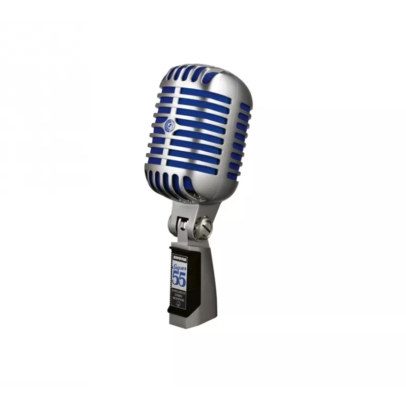 Shure SUPER 55 pilkas dinaminis studijinis mikrofonas, superkardioidinis