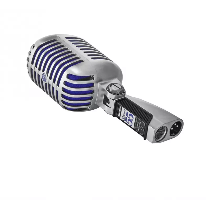 Shure SUPER 55 pilkas dinaminis studijinis mikrofonas, superkardioidinis