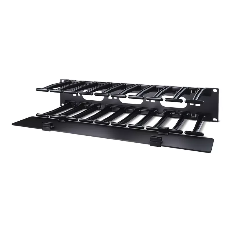 APC Horizontal Cable Manager Single-Sided 2U 6-Inch Depth with Cover