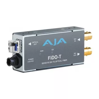 AJA FiDO-T-ST 3G-SDI į šviesolaidinį siųstuvą su LC jungtimi