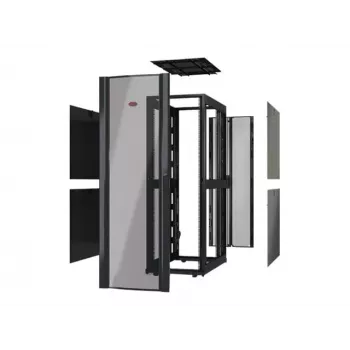 APC NetShelter SX Enclosure Without Sides - Server Rack Cabinet - Black - 42U - 19 inch