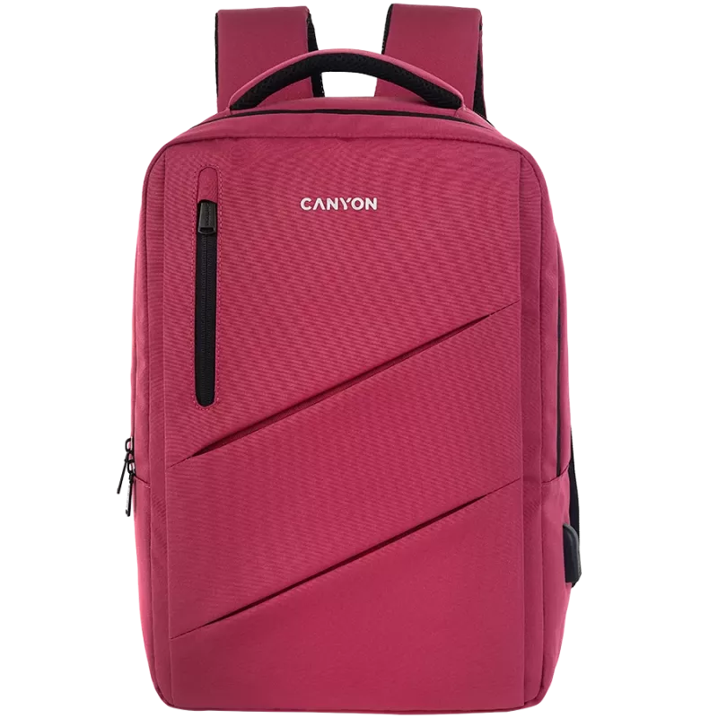 CANYON Kuprinė BPE-5 Urban USB 15.6 colio raudona