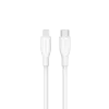 Canyon CLNM60SC10 USB-C į Lightning laidas 1m 60W MFi Silikonas Baltas
