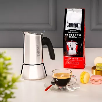 Bialetti Venus Stovetop Espresso Maker 4 Cups 170 ml Stainless Steel