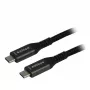 Synergy21 USB4 laidas USB-C į USB-C 2,0m juodas pintas 40Gbps 240W Gen 3x2 E-Marker lustas