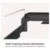Equip Monitor Desk Mount 17-32 inch Single Arm Gas Spring 9 kg Black