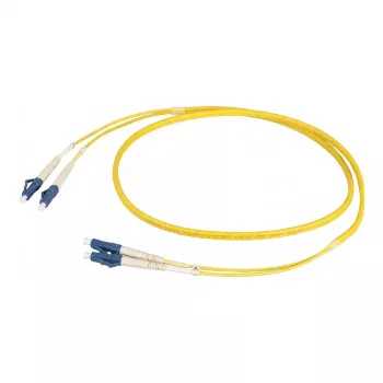 EFB-Elektronik Duplex Jumper LC-LC 9/125µm OS2 LSZH Geltona 1,5m Šviesolaidinis Laidas