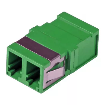 EFB-ELEKTRONIK LC Duplex OM5 šviesolaidinis movos jungiklis, vientisas, be flanšo, šviesiai žalias, keramine įvore
