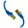 EFB RJ45 Patch Cable Cat.6A S/FTP LSZH Cat.7 Raw Cable Blue 0.15m