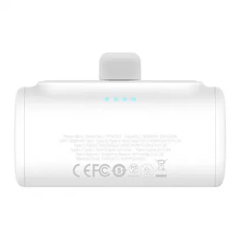 Baseus Compact 5000mAh 20W USB-C Power Bank White