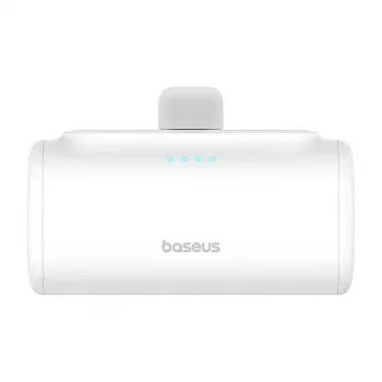 Baseus Compact 5000mAh 20W USB-C Power Bank White