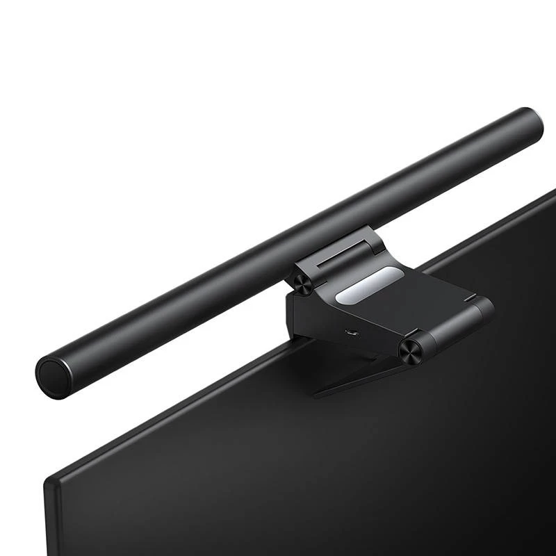 Baseus i-Wok 2 Monitor Light su jutikliniu skydeliu (juoda)