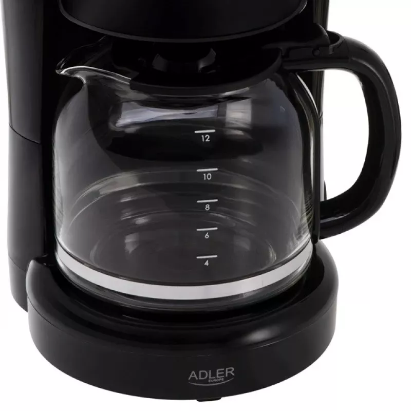 Adler AD 4383 kavos aparatas 1,5 l, juodas